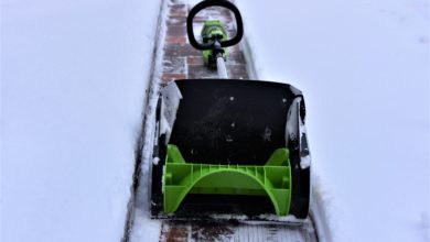 снегоуборочная лопата аккумуляторная Greenworks
