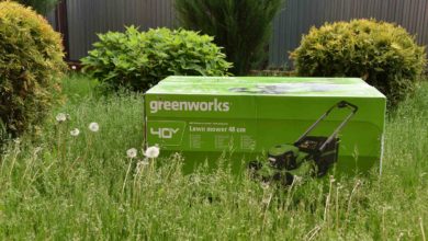 аккумуляторная газонокосилка Greenworks GD40LM48SP