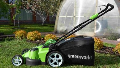аккумуляторная газонокосилка Greenworks G40LM49DB