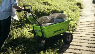 самоходная тележка Greenworks G40GC