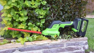 аккумуляторные ножницы-кусторез Greenworks G24SHT