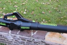 аккумуляторный воздуходув Greenworks GD82ABII